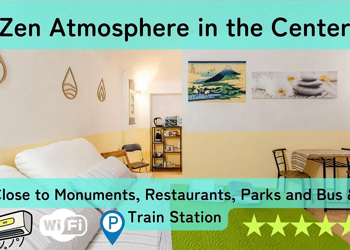 Zen In The Center With Free Parking And 24hours Automatic Check-in * 카살레몬페라토